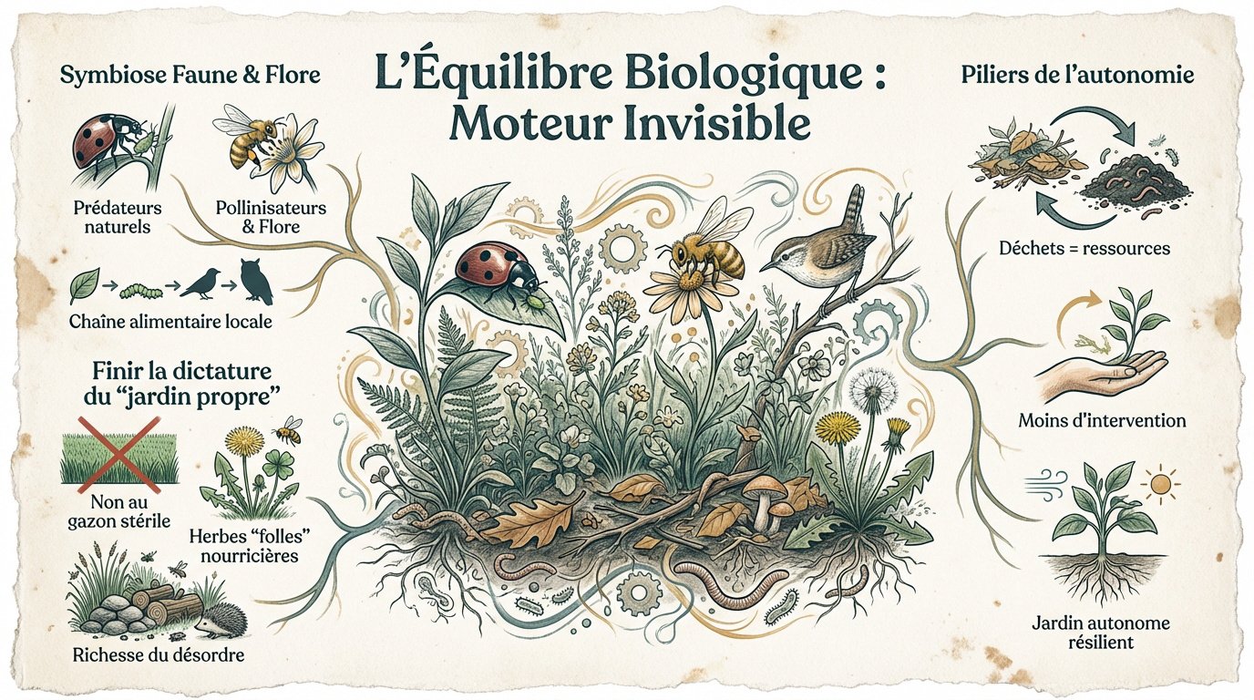 lequilibre-biologique-moteur-invisible Réussir son jardinage écologique pour un sol vivant