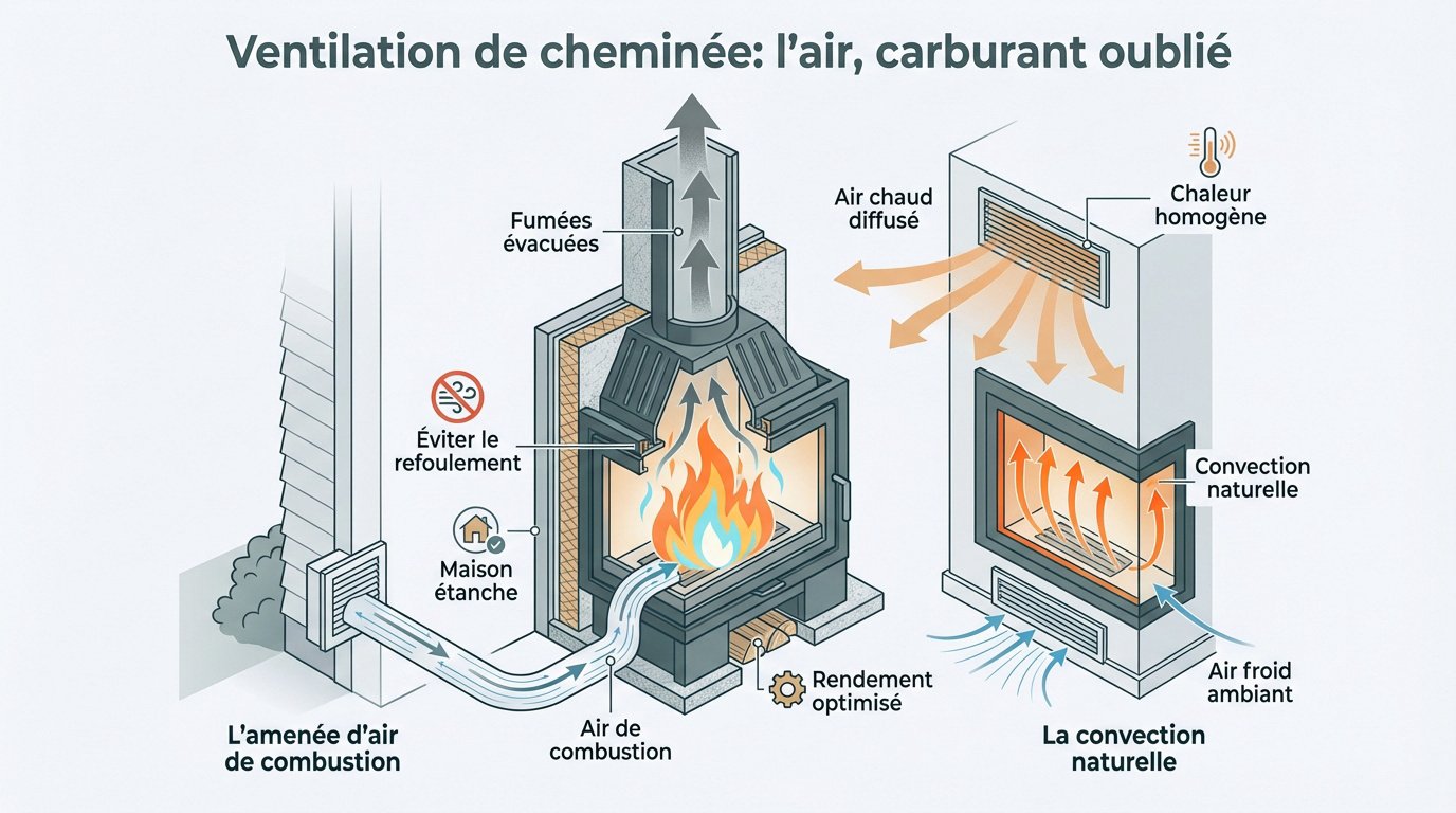 ventilation-de-cheminee-lair-carburant-oublie L'art de la ventilation cheminée : performance et sécurité