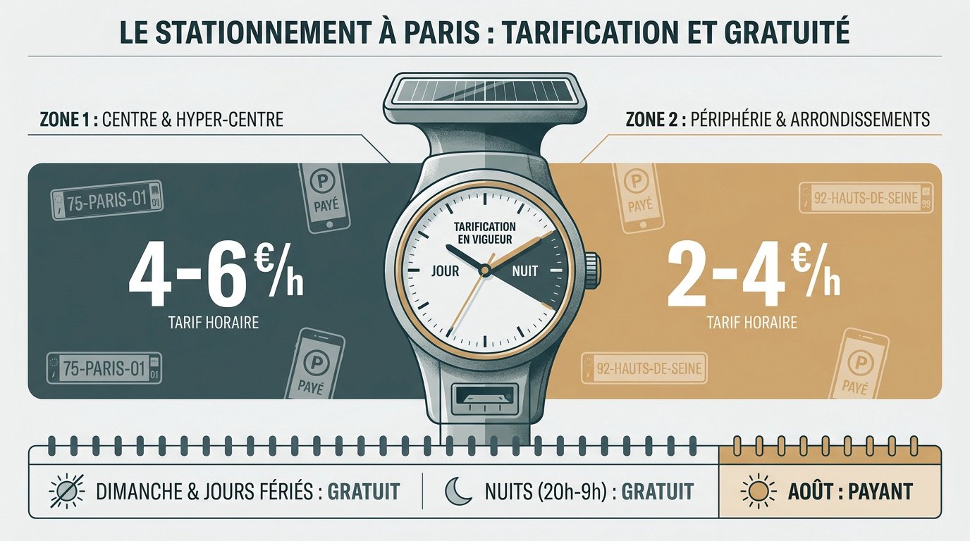 stationnement-paris-tarifs-et-gratuite Tout comprendre au stationnement à Paris en 2026